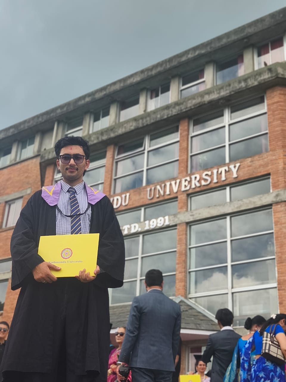 Utsav Phuyal working on research and digital products